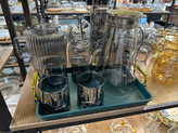 ست پارچ و ليوان و سينى دودى 7 پارچه