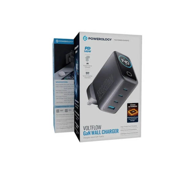 آداپتور140 وات 4 پورت پاورولوجی Voltflow