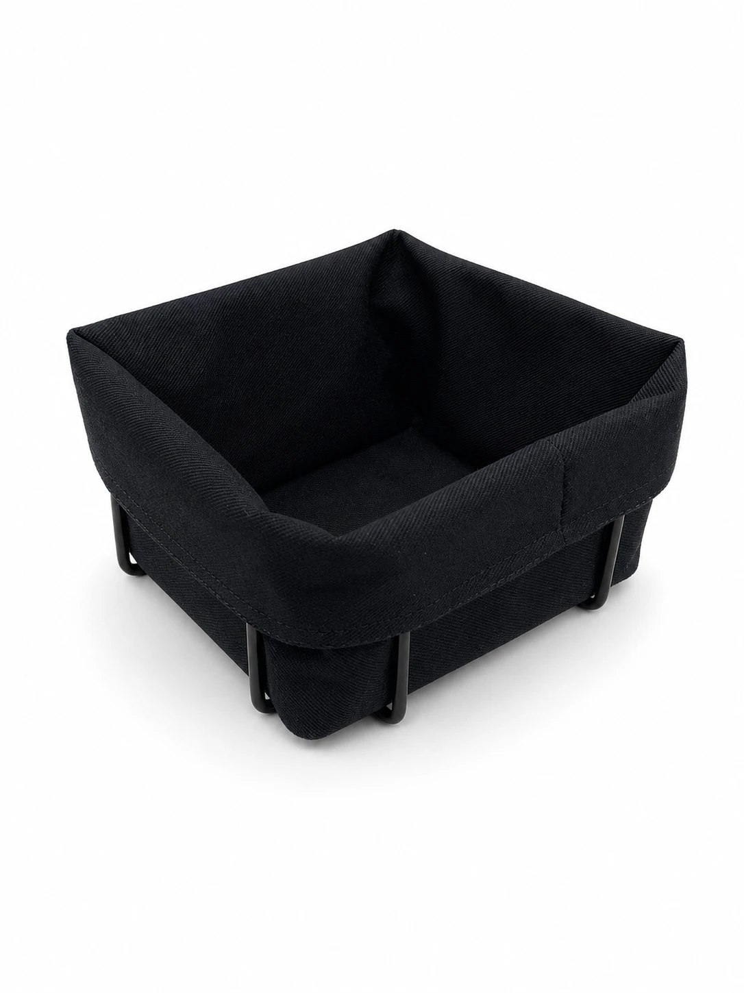 سبد نان مربع فلزی لیمون limon Square metal bread basket