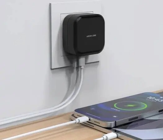 شارژر دوگانه ماشین و دیواری GL-CC06 گرین لاین GL-CC06 duo power car and wall charge