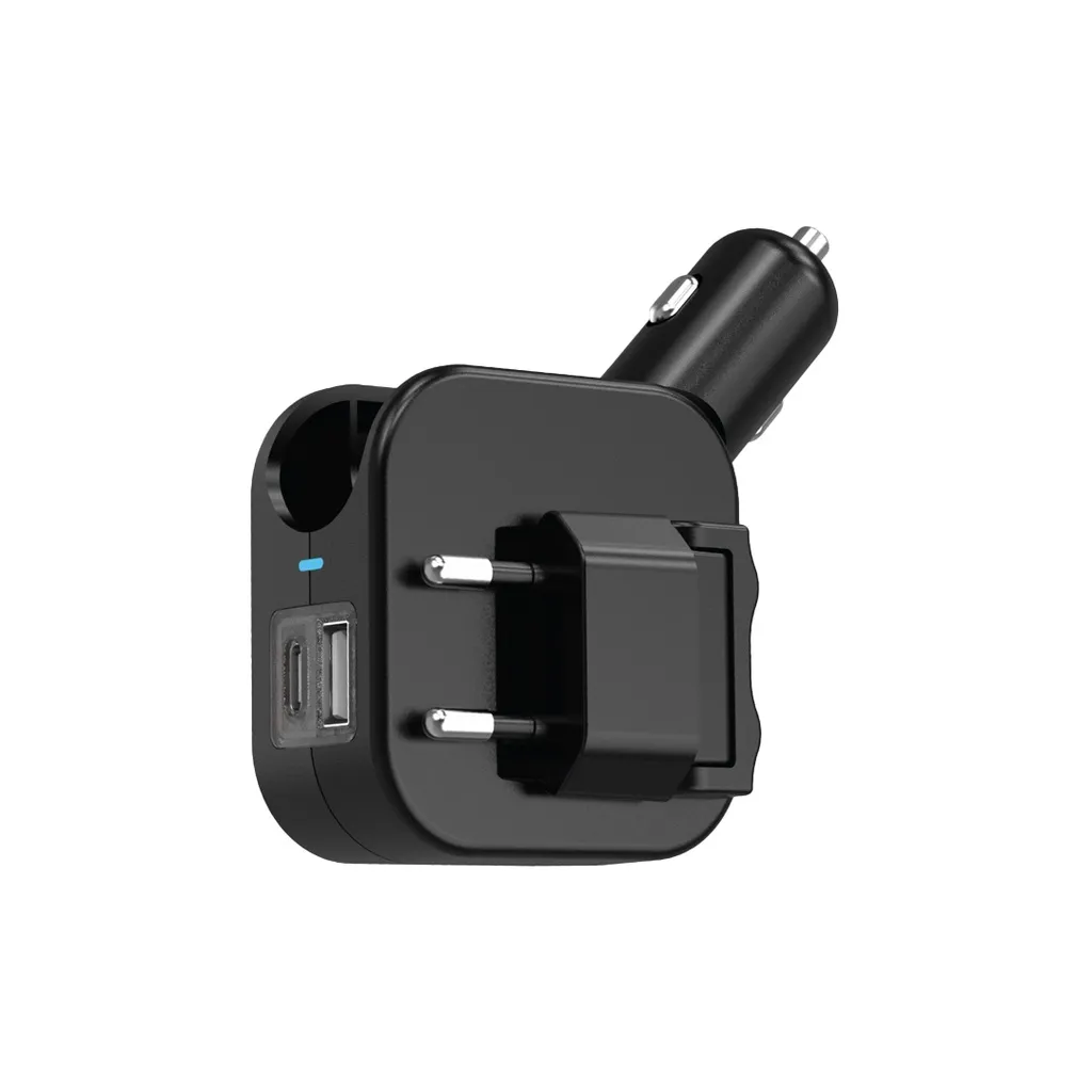 شارژر دوگانه ماشین و دیواری GL-CC06 گرین لاین GL-CC06 duo power car and wall charge