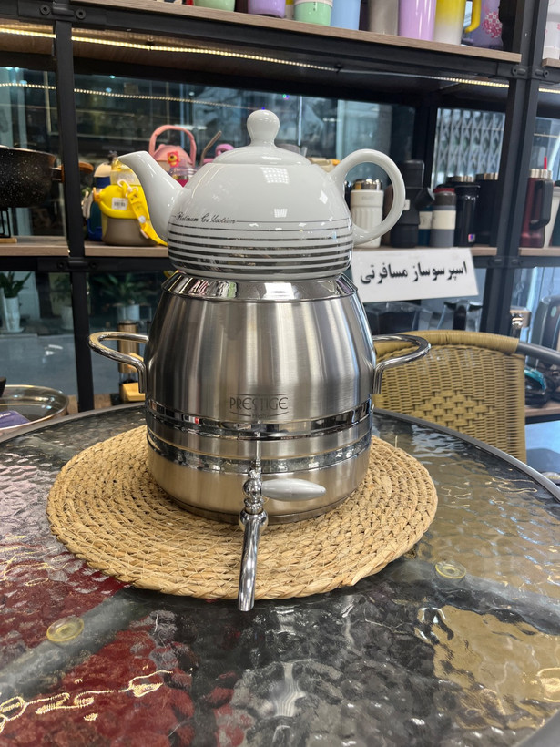 کتری قوری برند پرستیج Prestige brand kettle and teapot set