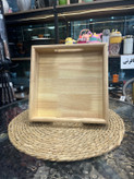 سینی چوبی مربع Square wooden tray
