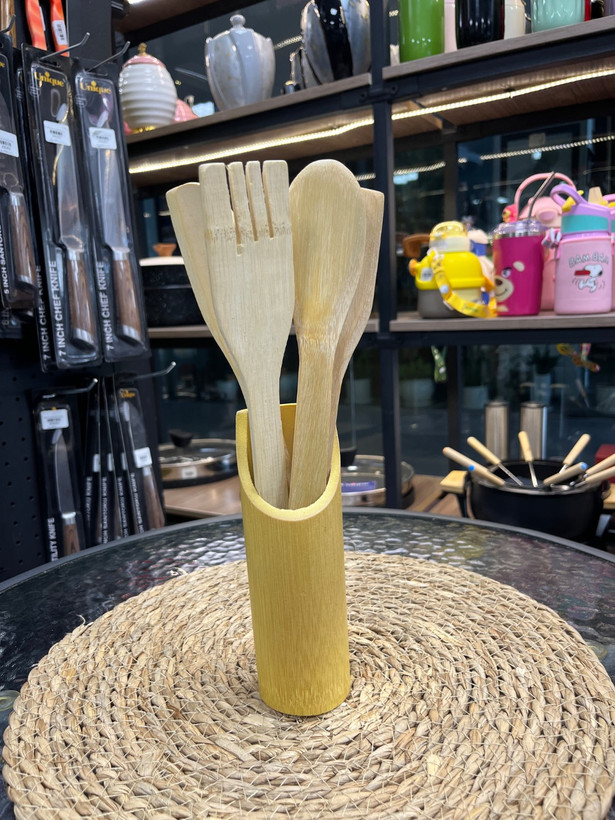 ست کف گیر بامبو Bamboo spatula set