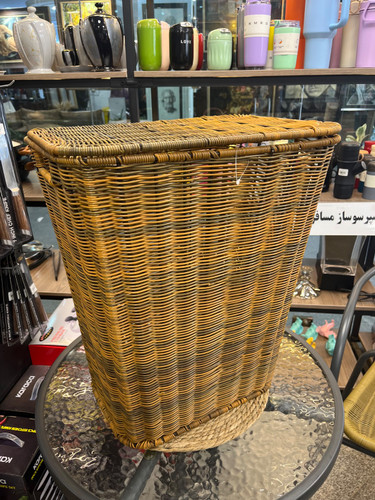 سبد لباس حصیری برند گیتا Gita brand wicker laundry basket