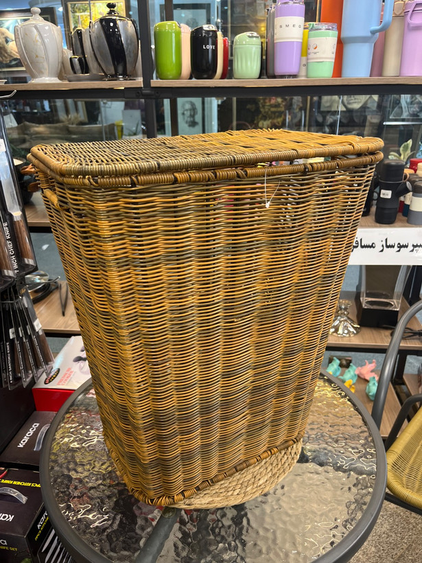 سبد لباس حصیری برند گیتا Gita brand wicker laundry basket