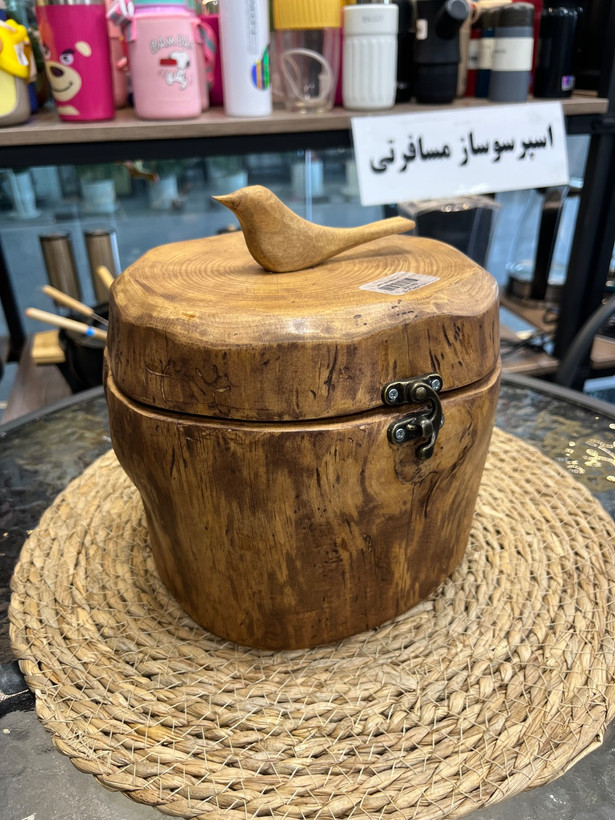 صندوقچه دایره چوبی دست ساز