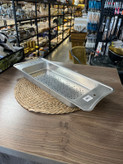 آبکش مستطیل استیل Rectangular steel drainer