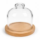 ظرف سرو کیک کوچک کف چوبی برند لیمون Lemon brand wooden bottom cupcake serving dish