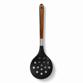 ابزار پخت سیلیکونی دسته چوبی Silicone baking tool with wooden handle