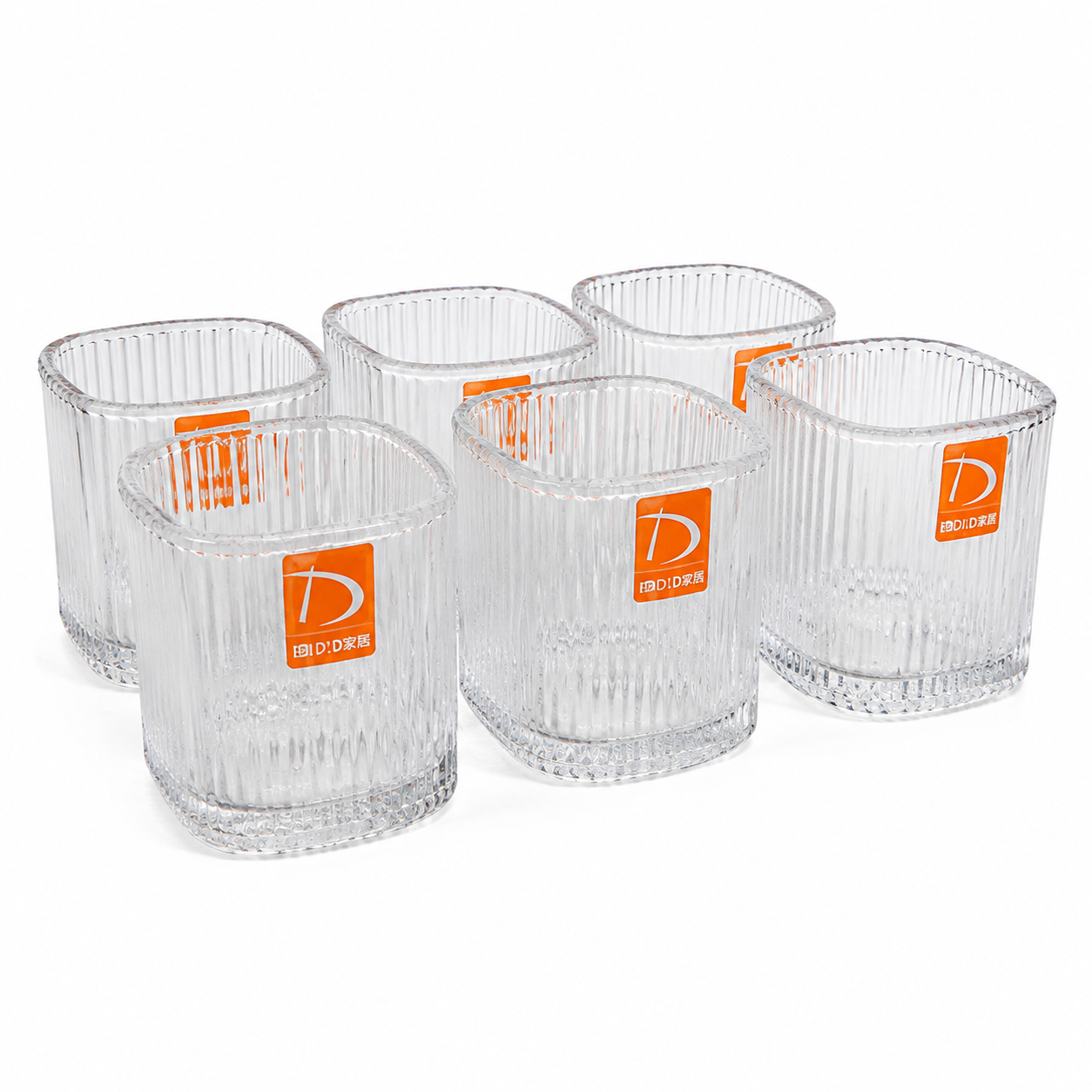 لیوان مربع ۶ عددی طرح گردون برند دلی Deli brand round design square mug