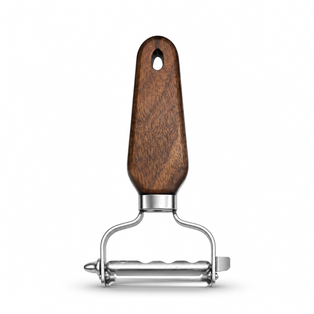 پوست‌ کن کمانی دسته چوبی برند شنگیا Shengya brand bow peeler with wooden handle