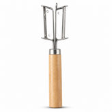 پوست کن قلمی ۲ تیغه دسته چوبی 2-bladed peeler with wooden handle