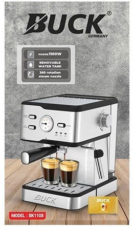 اسپرسو ساز 20 بار 1108 باک آلمان Espresso machine 20 bar 1108 German Buck