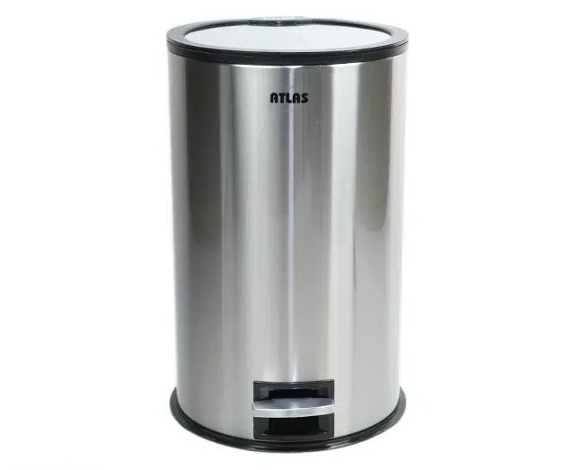 سطل پدال دار اطلس مدل هانیس 20 لیتری Atlas pedal bin, Hannis model,