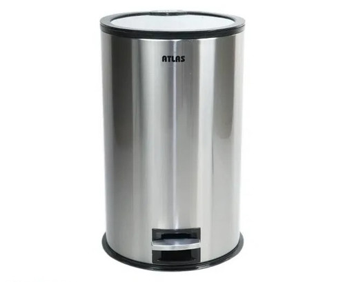 سطل پدال دار اطلس مدل هانیس 20 لیتری Atlas pedal bin, Hannis model,