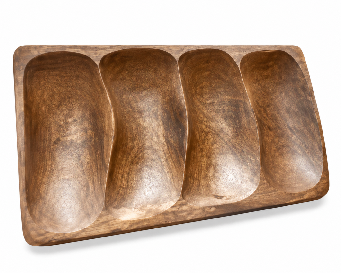 سینی مزه خوری چهار خانه Four-piece tasting tray