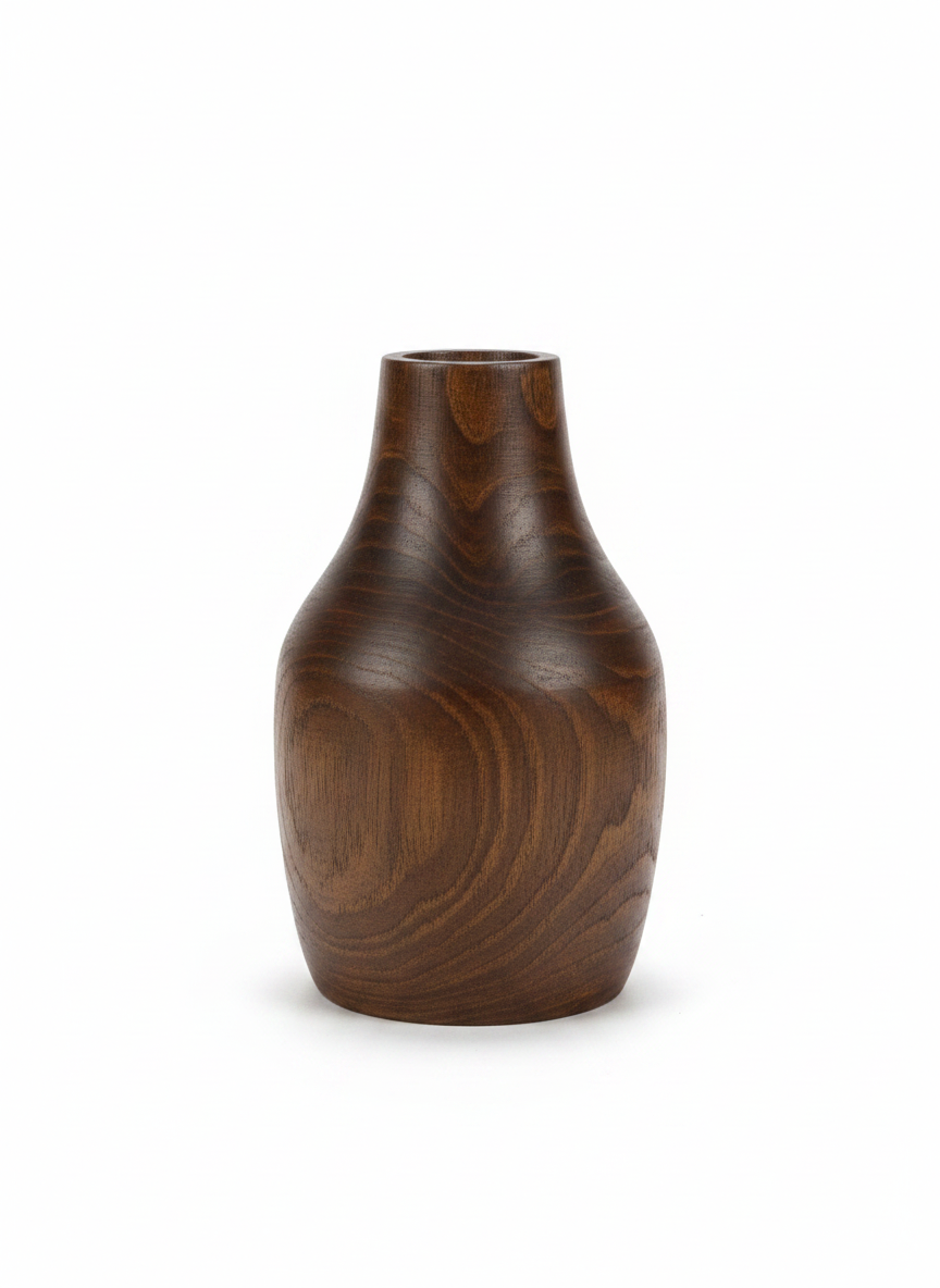 گلدانی چوبی  Wooden vase