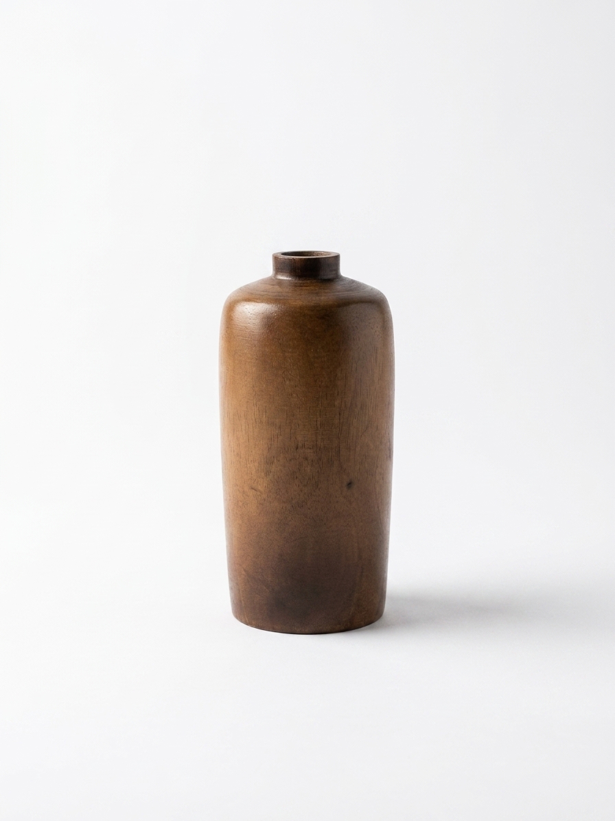 گلدان چوبی سکه ای Wooden coin vase