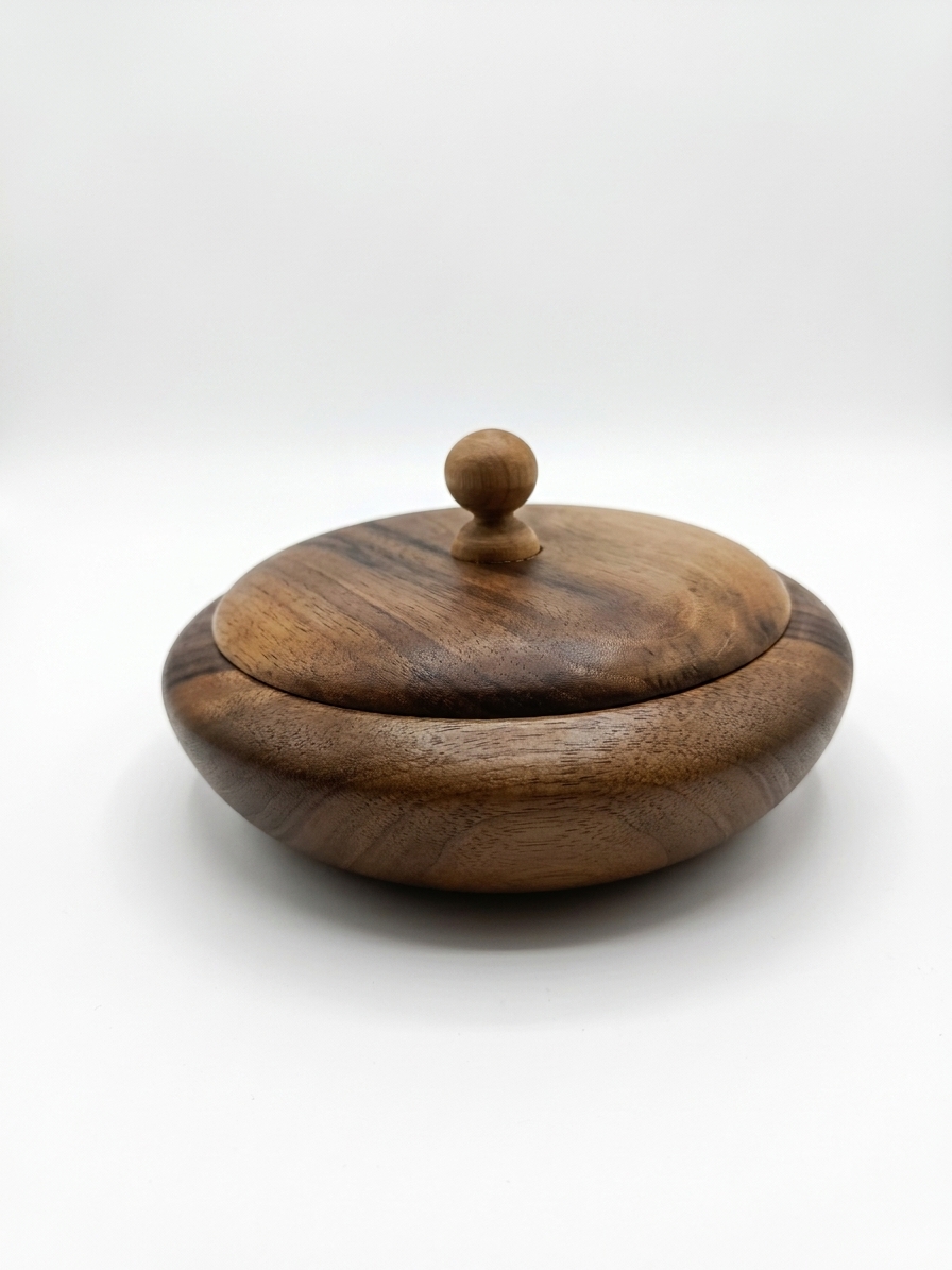 شکلات خوری چوبی wooden chocolate dish without a base