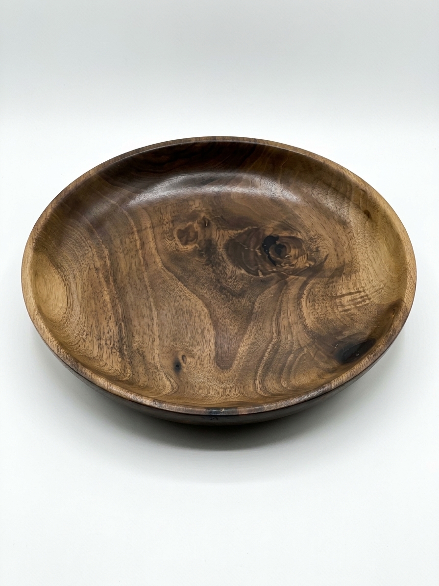 میوه خوری چوبی بدون پایه  wooden fruit bowl whitout a base