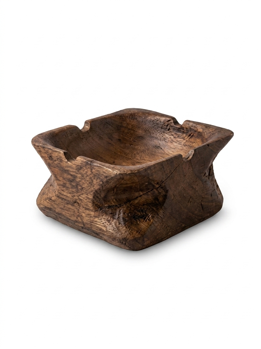 زیر سیگاری چوبی Wooden ashtray