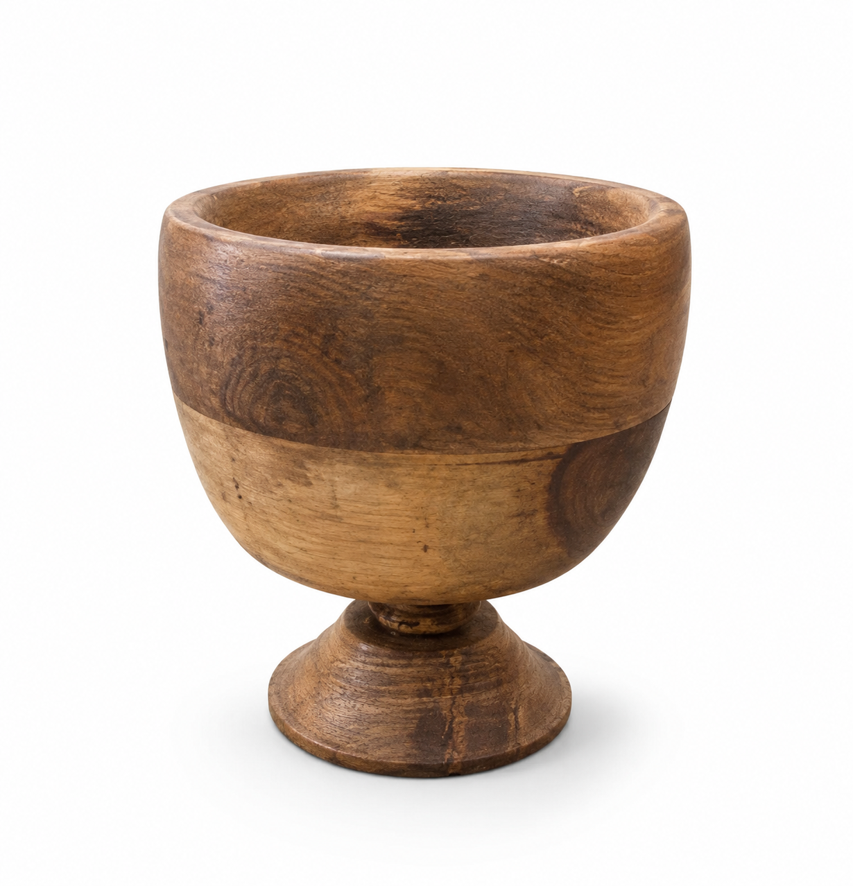 ظرف چوبی پایه دار Footed wooden bowl
