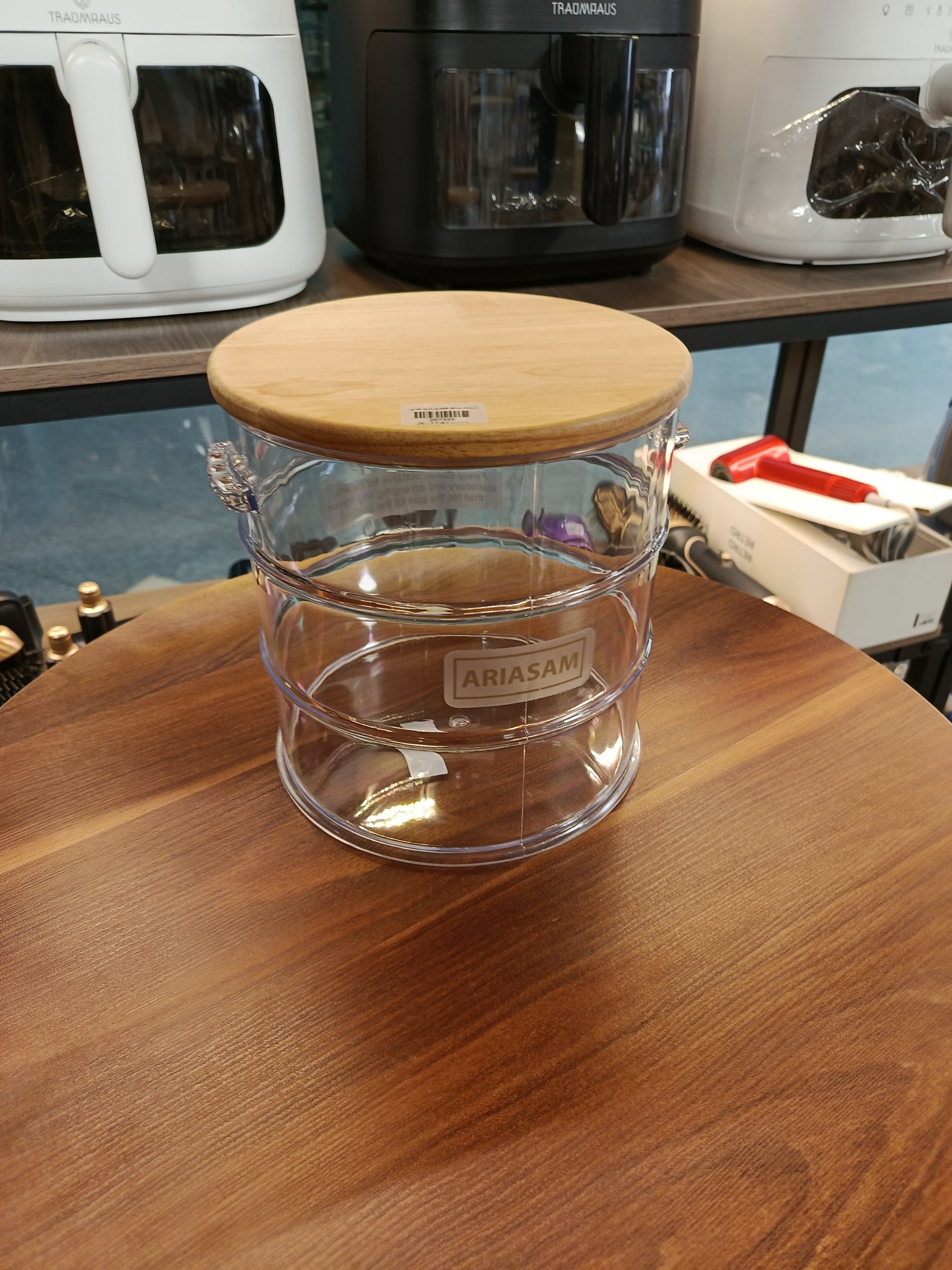 بشکه ۵ لیتری درب چوب 5 liter barrel with wooden lid