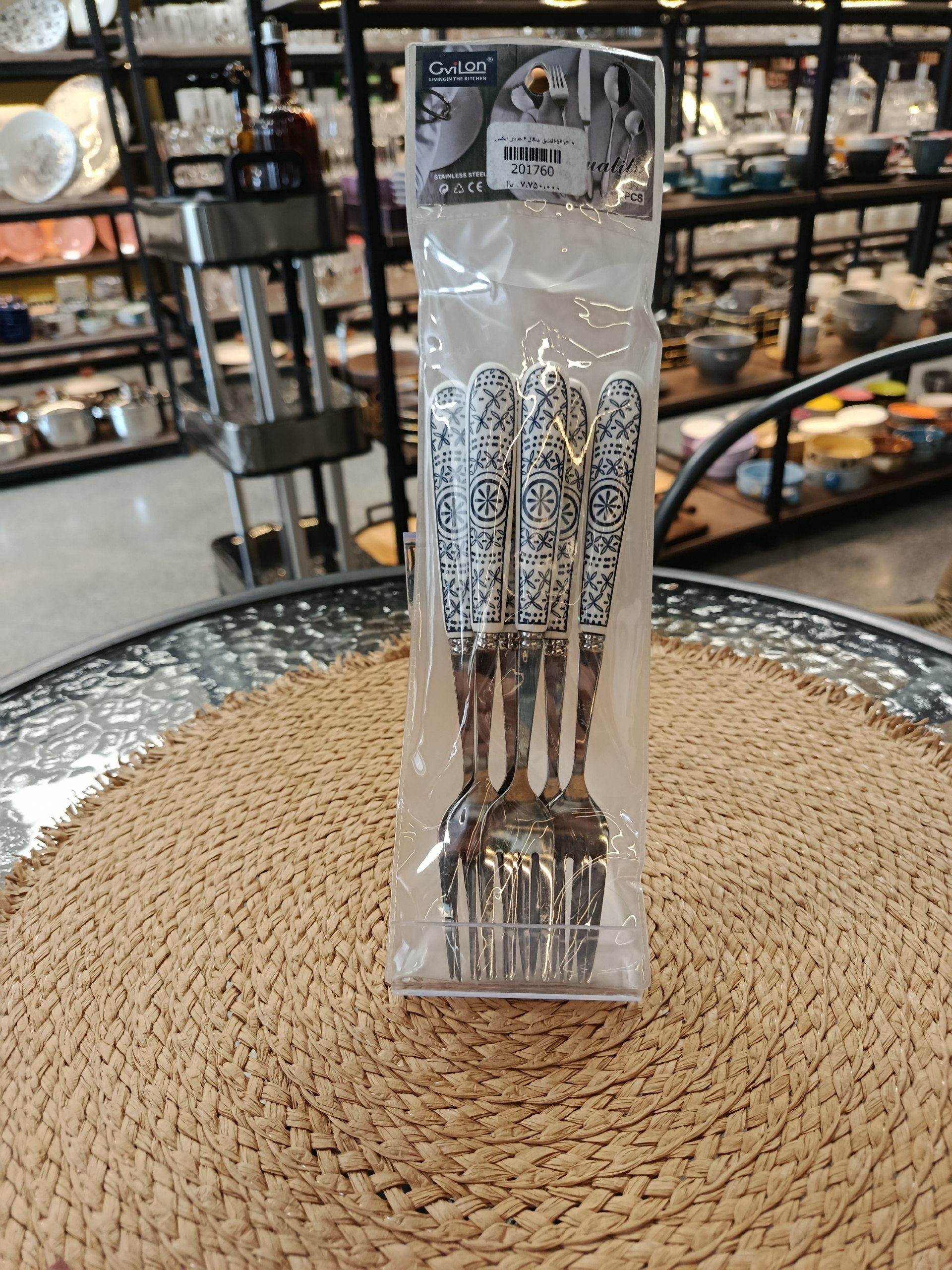 چنگال ۶ عددی 6-piece spoon