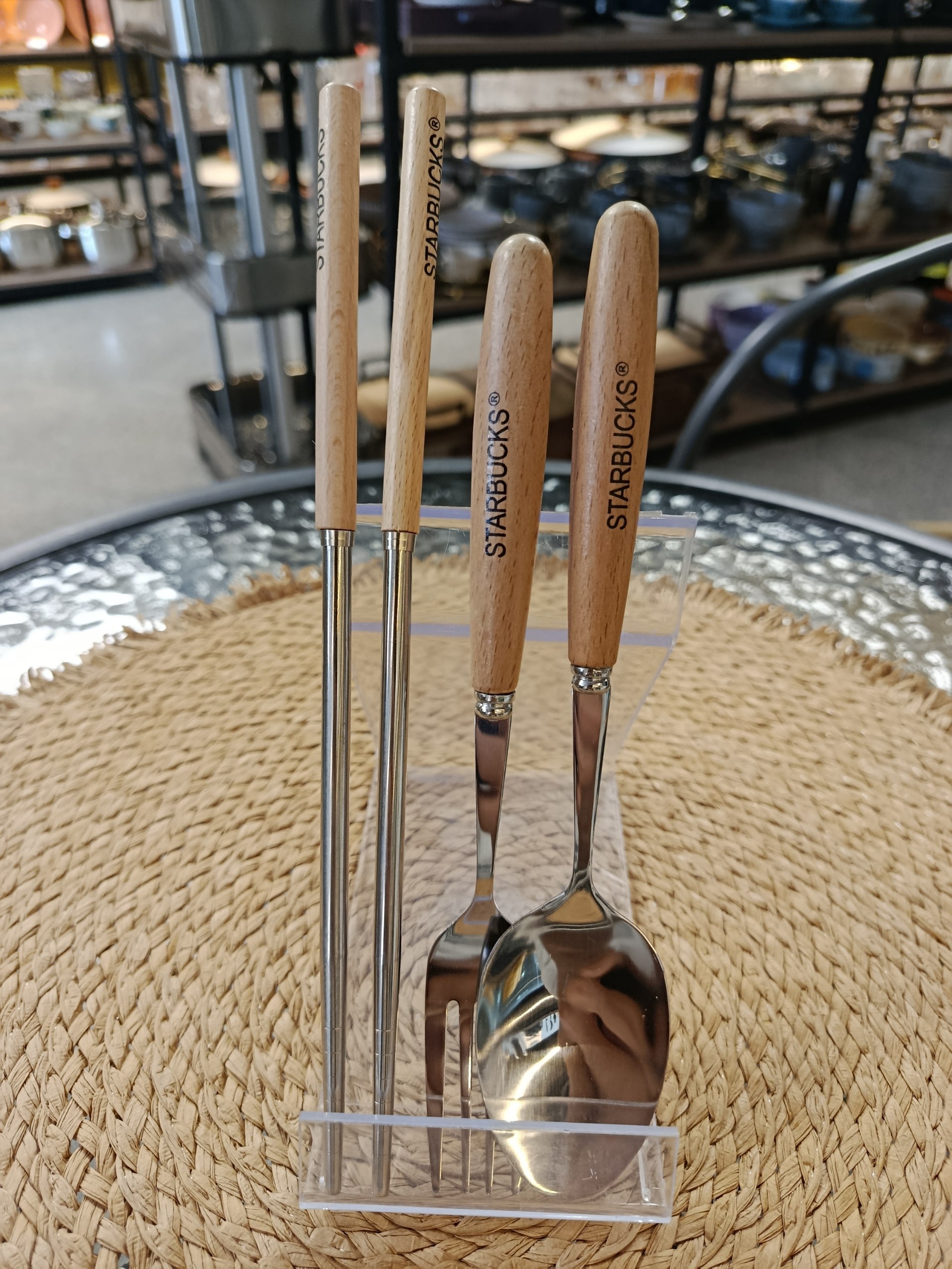 ست قاشق چنگال چاپستیک Chopsticks fork spoon set