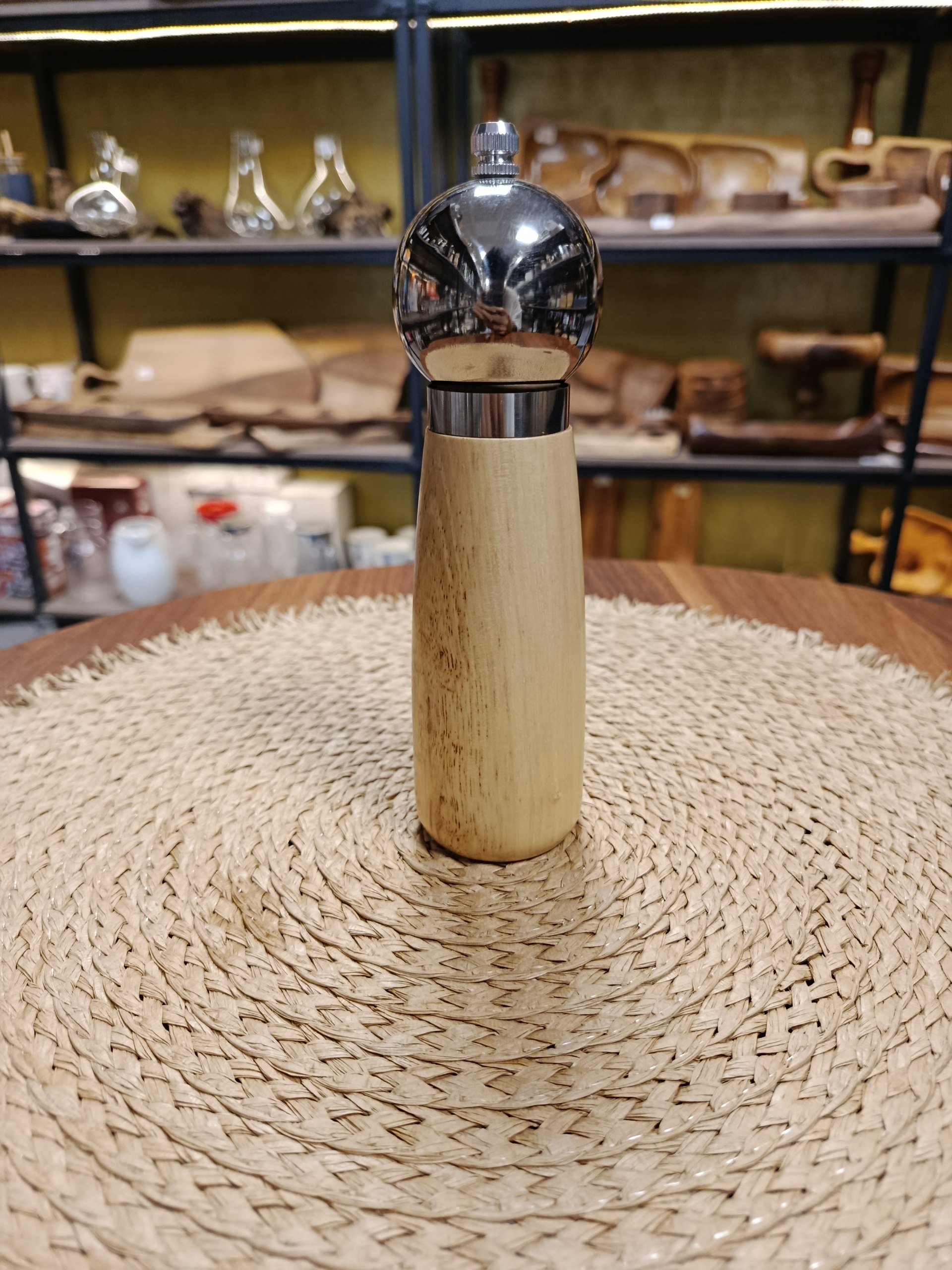 فلفل ساب متوسط چوبی Medium wooden pepper mill