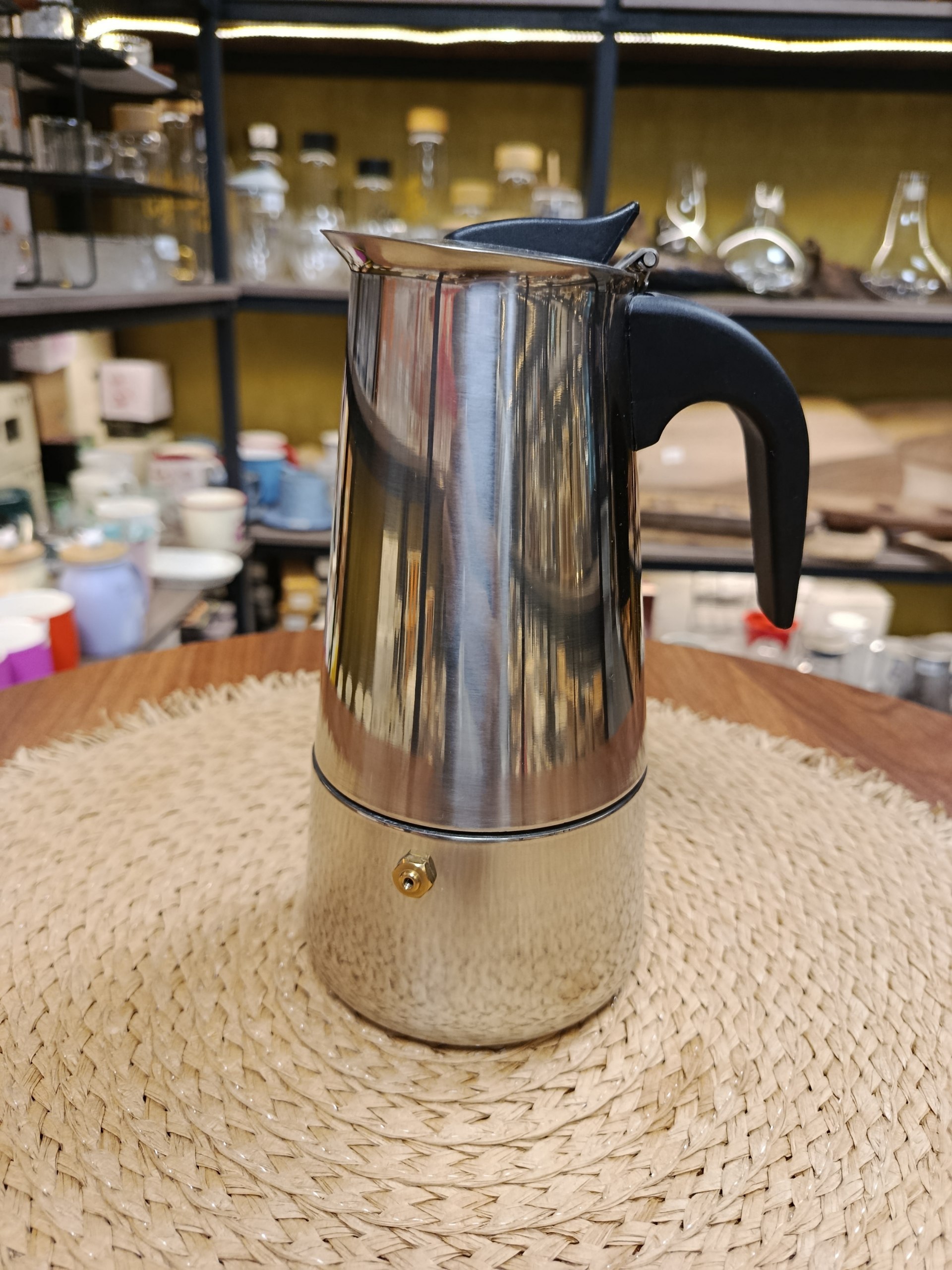 موکاپات استوانه 6 کاپ 6 -cup cylindrical moka pot