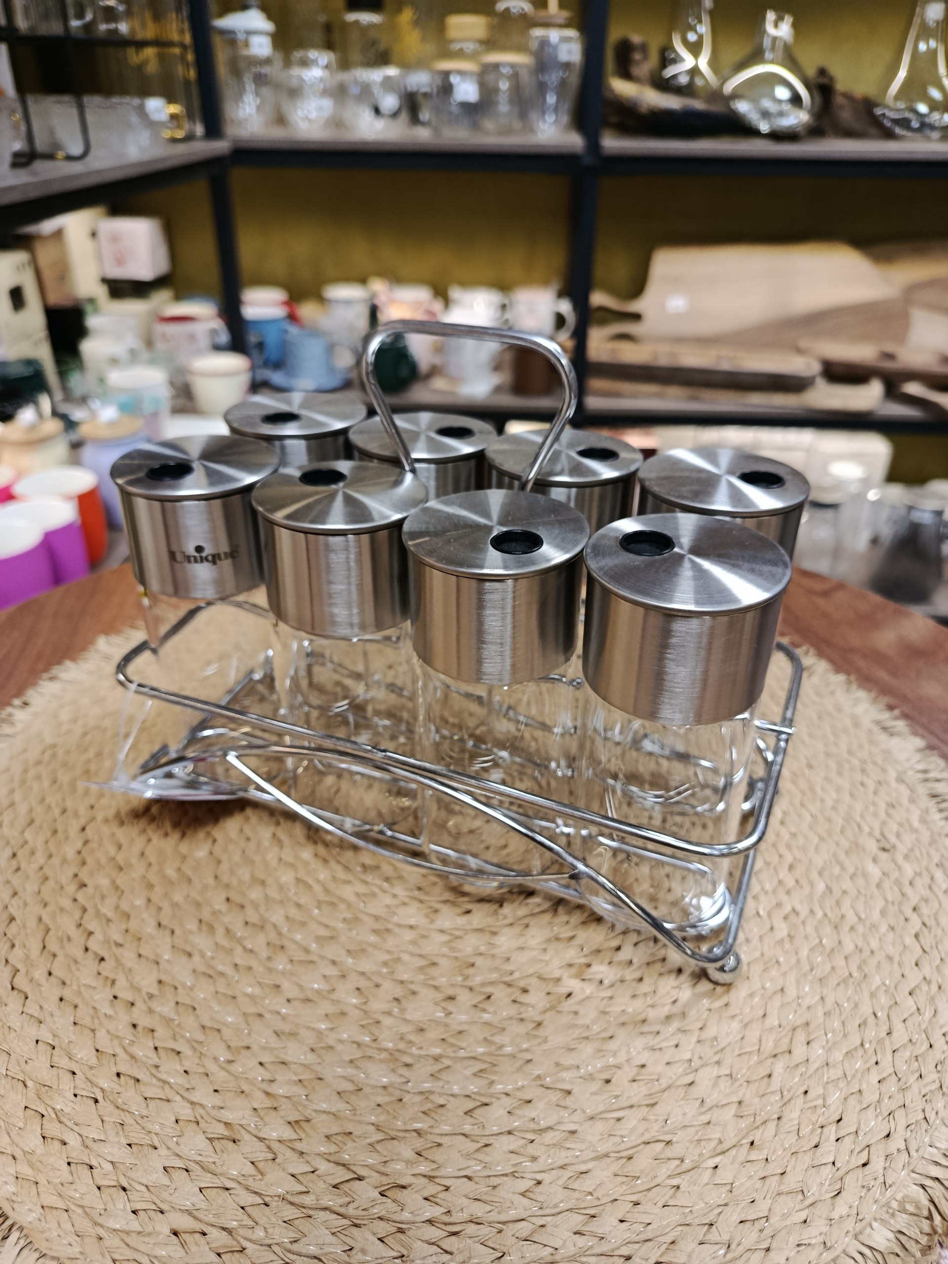 ادویه ۸ عددی استیل  8-Piece Stainless Steel Spice Set