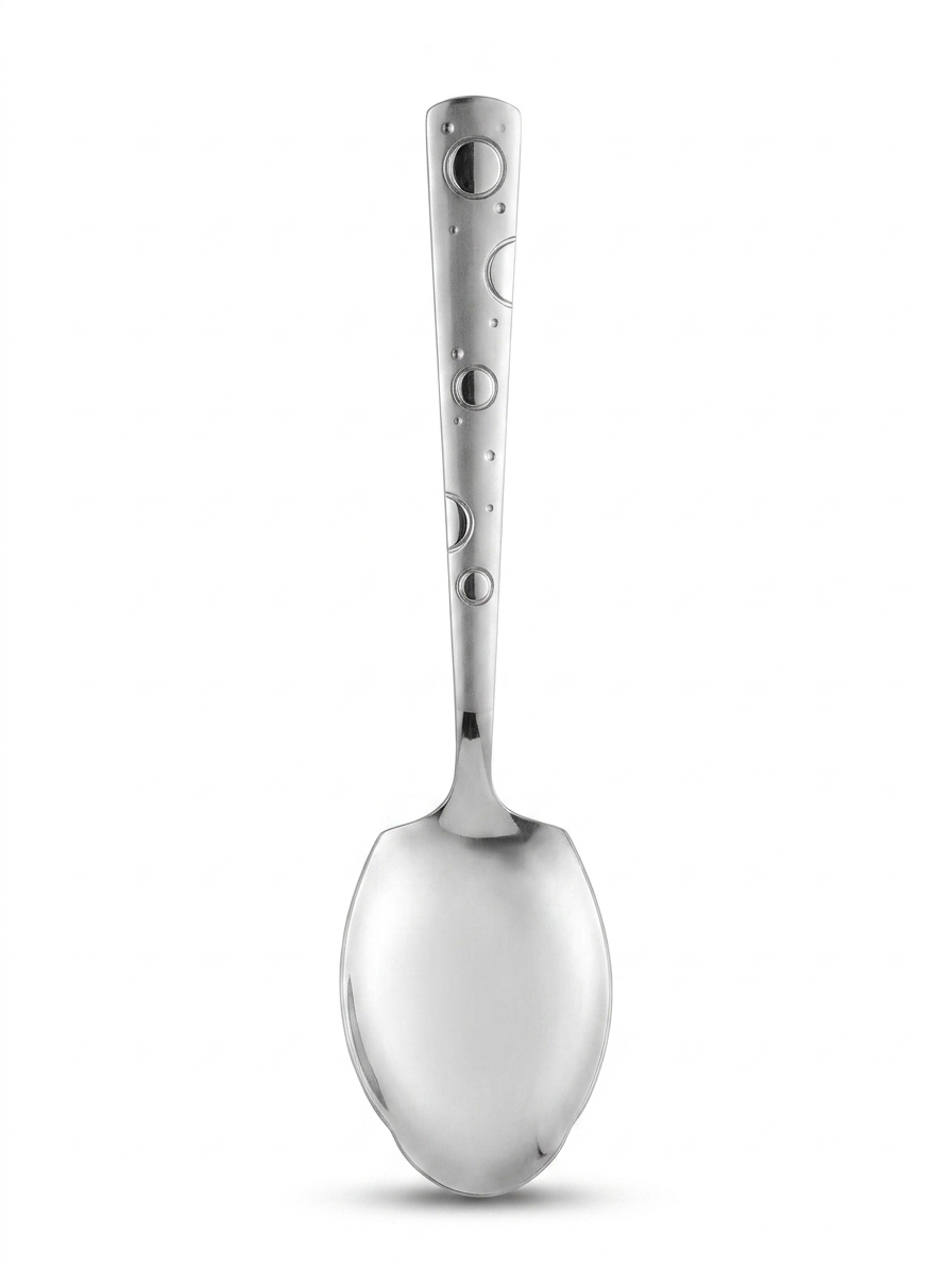 کفگیر و ملاقه استیل Steel spatula and ladle