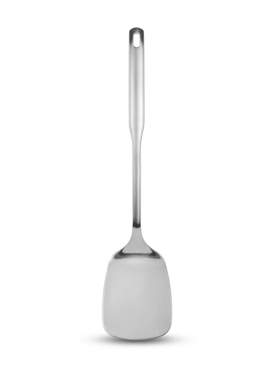 کفگیر تخت استیل Flat stainless steel spatula