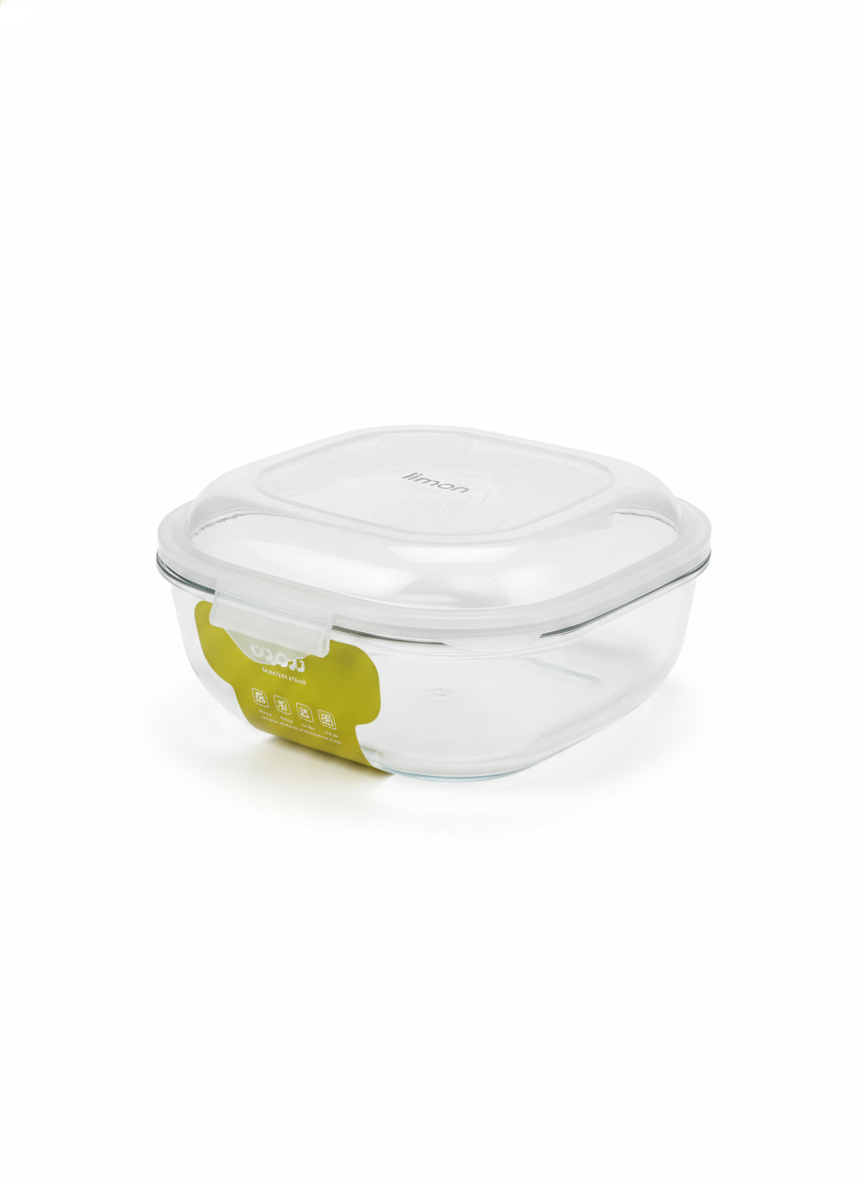ظرف شیشه ای سرو لیمون Limon Glass Serving Dish