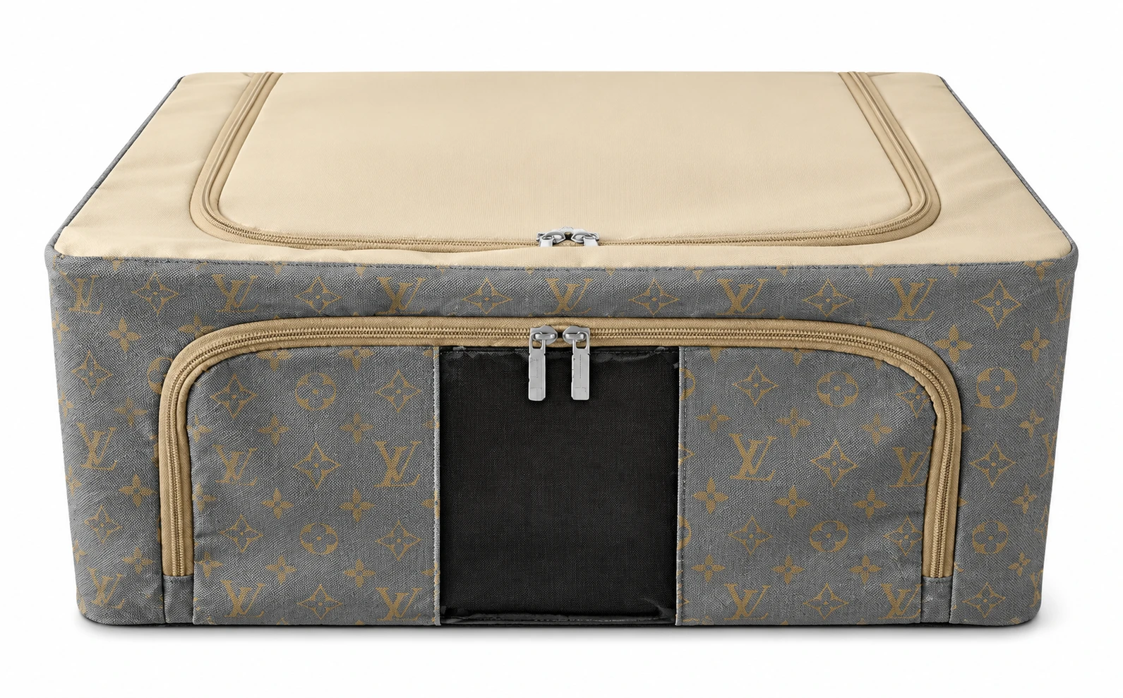 باکس فلزی طرح لویی ویتون Louis Vuitton-style metal box