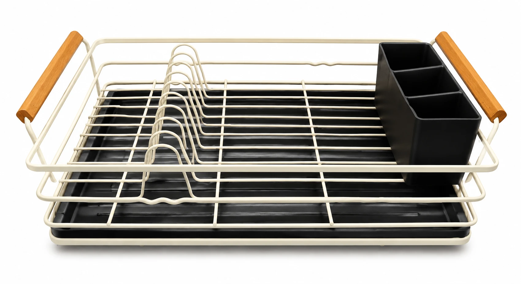 آبچکان ۱ طبقه کرم بی وی کی BVK Cream Single-Tier Dish Rack