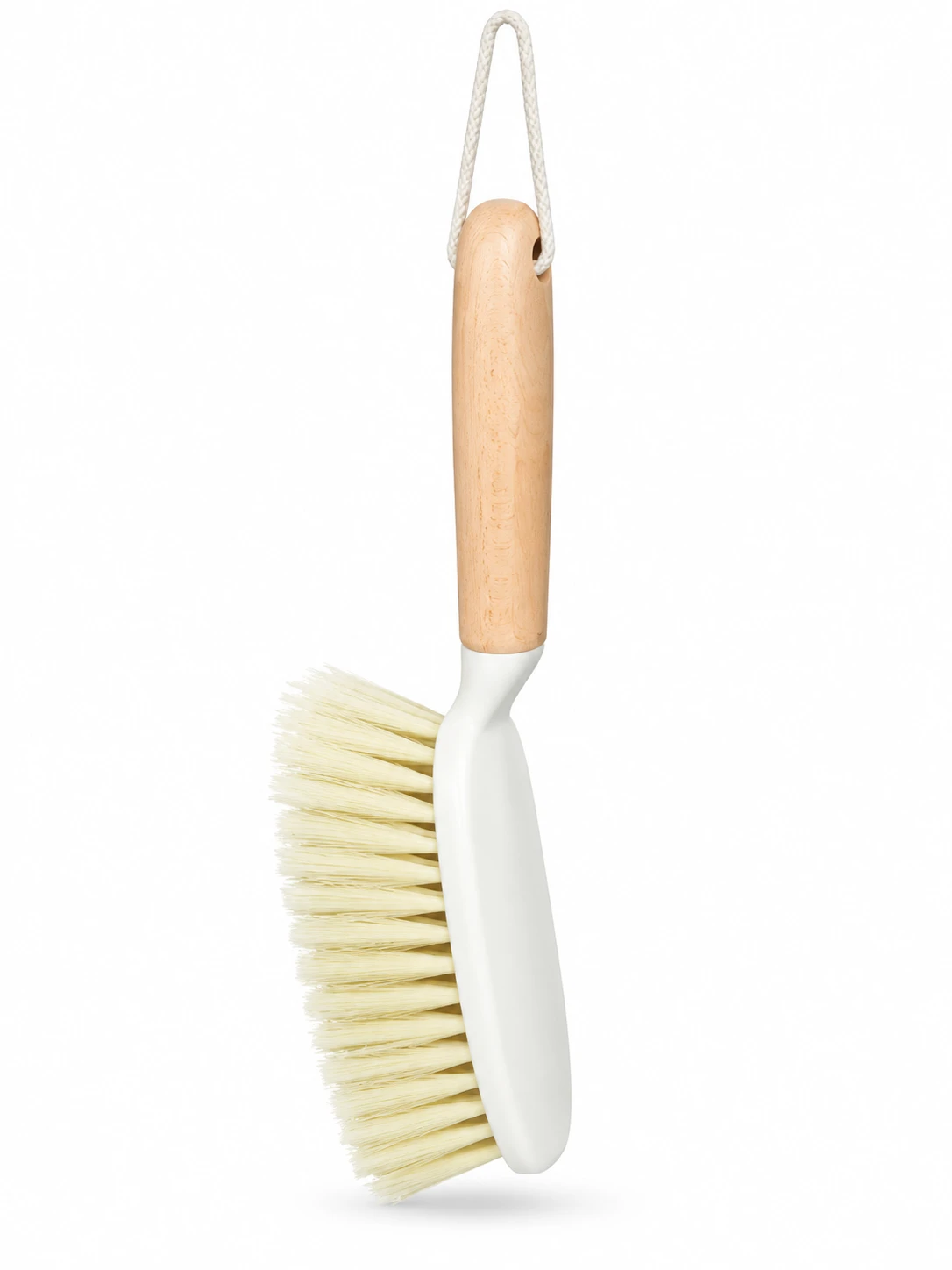 براش جارو دسته چوبی قهوه ای دبیلو اس Brown wooden handle broom brush WS