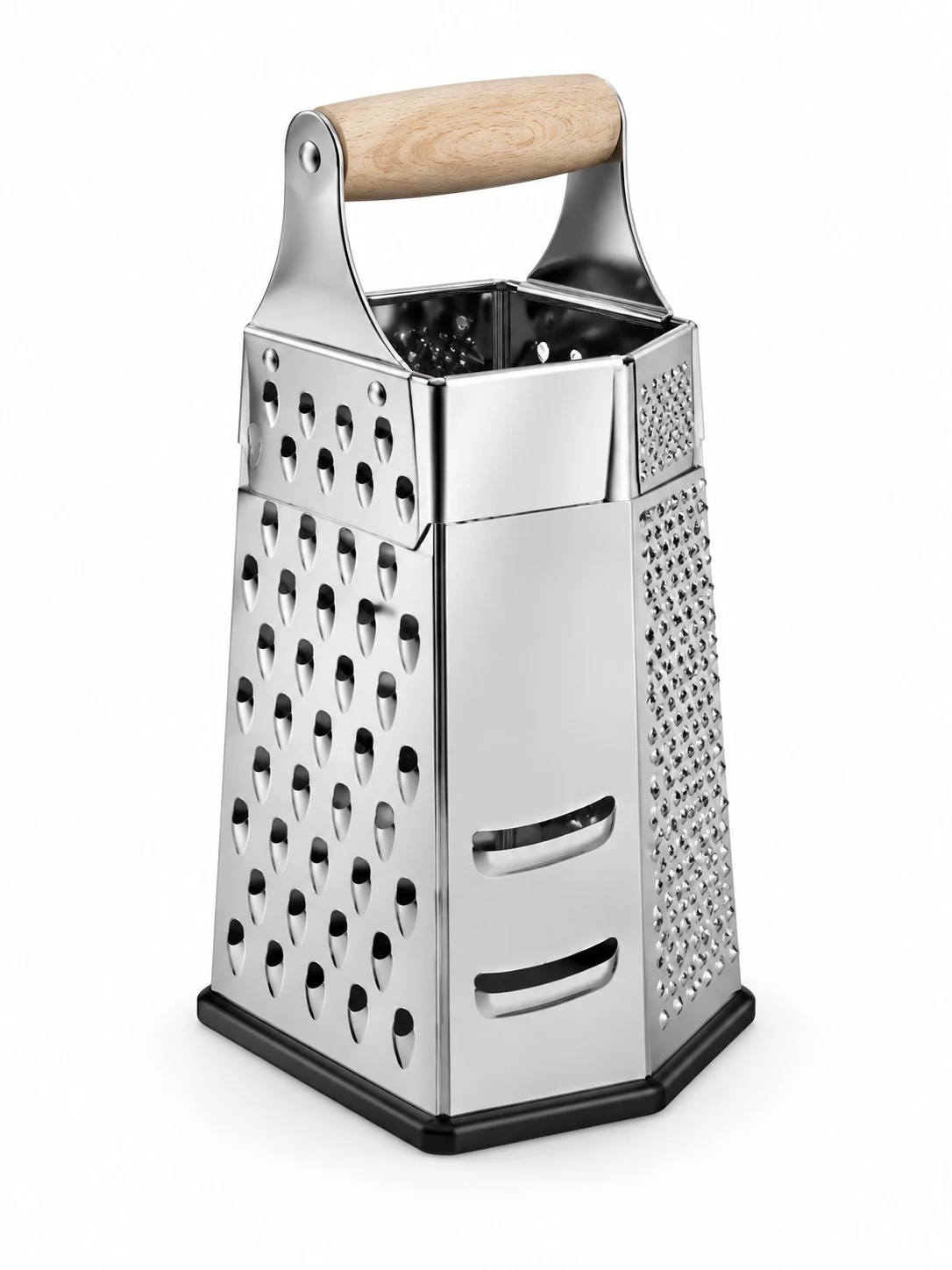 رنده شش ضلعی دسته چوبی شنگیا Shengya Hexagonal Grater with Wooden Handle