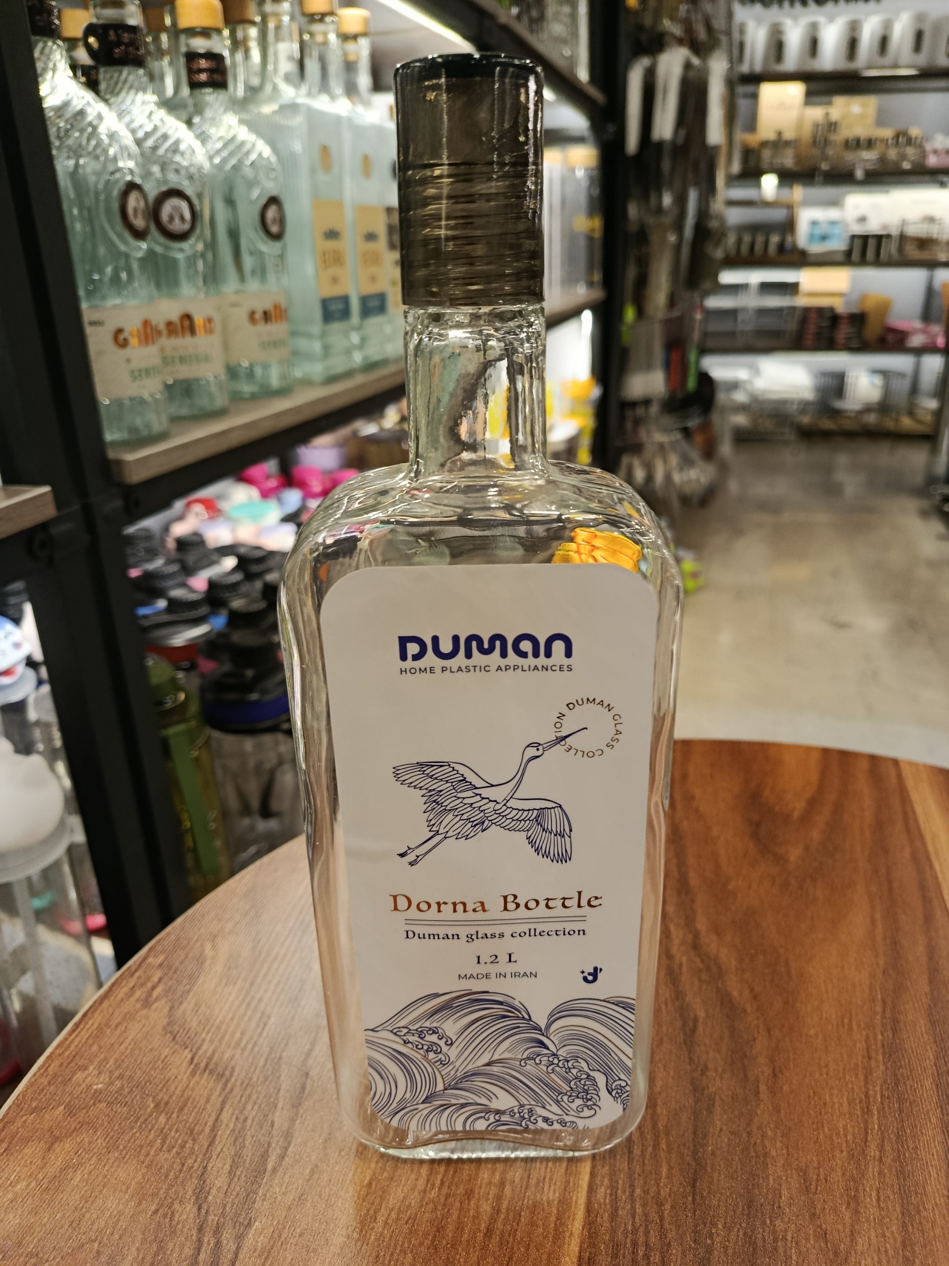 بطری کتابی درنا ۱.۲ لیتر دومان Doman Dorna 1.2L Flask-Style Bottle