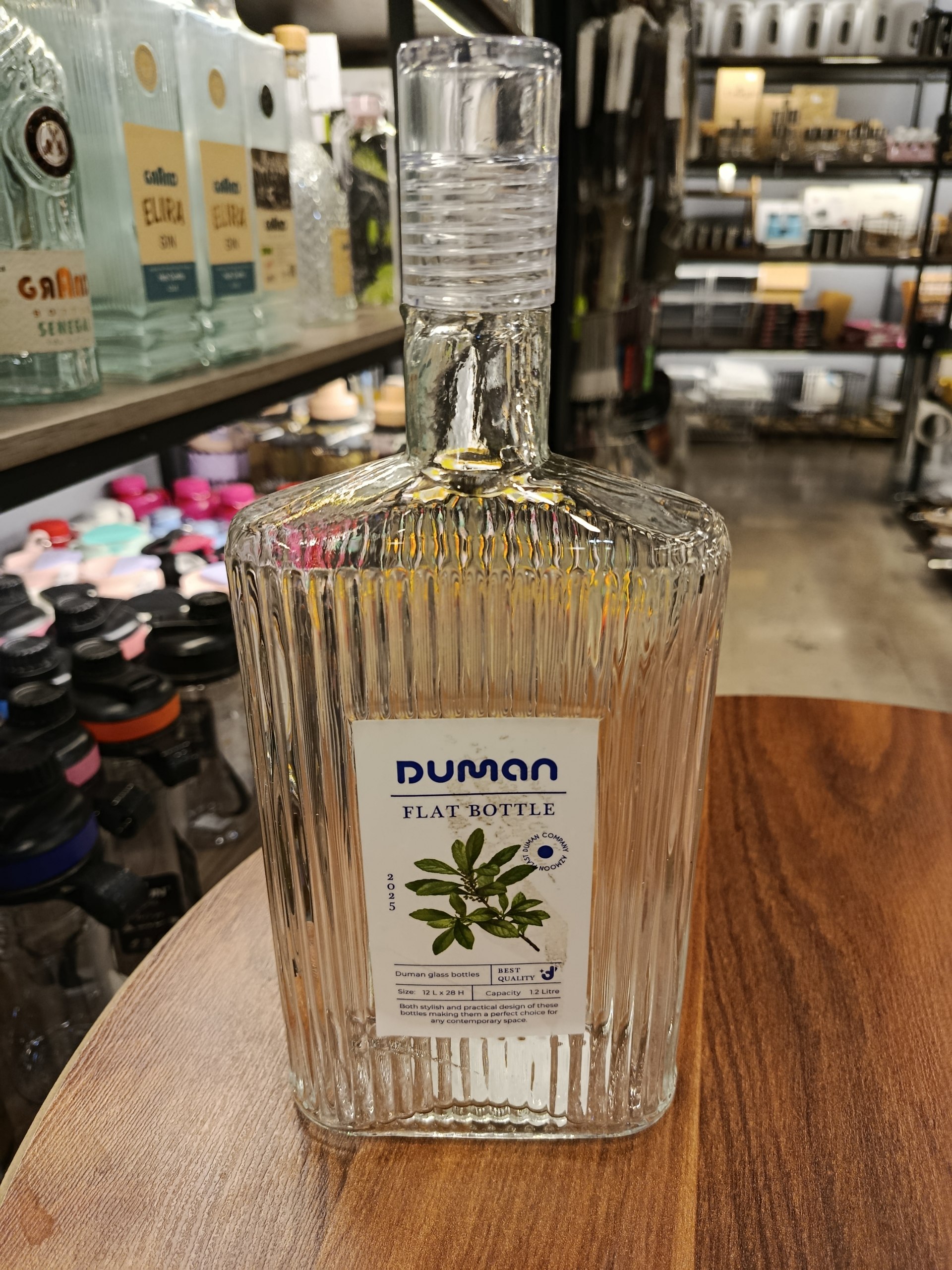 بطری کتابی بن بن ۱.۲ لیتر دومان Doman Bon-Bon Flask-Style Bottle (1.2L)