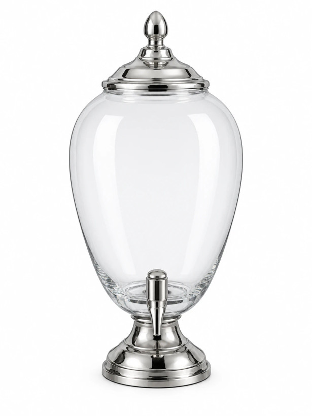 کلمن شیشه ای Glass beverage dispenser