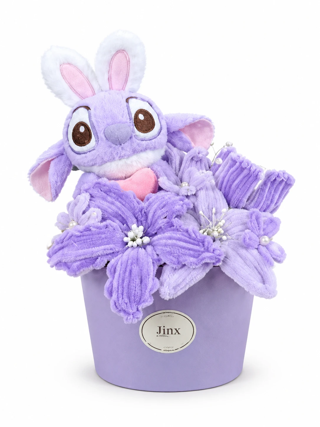 باکس گل خشک همراه با عروسک وارداتی  Dried flower box with an imported doll