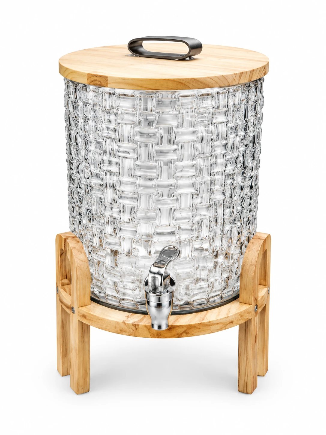 کلمن پایه چوبی کاریزما Karizma Beverage Dispenser with Wooden Stand