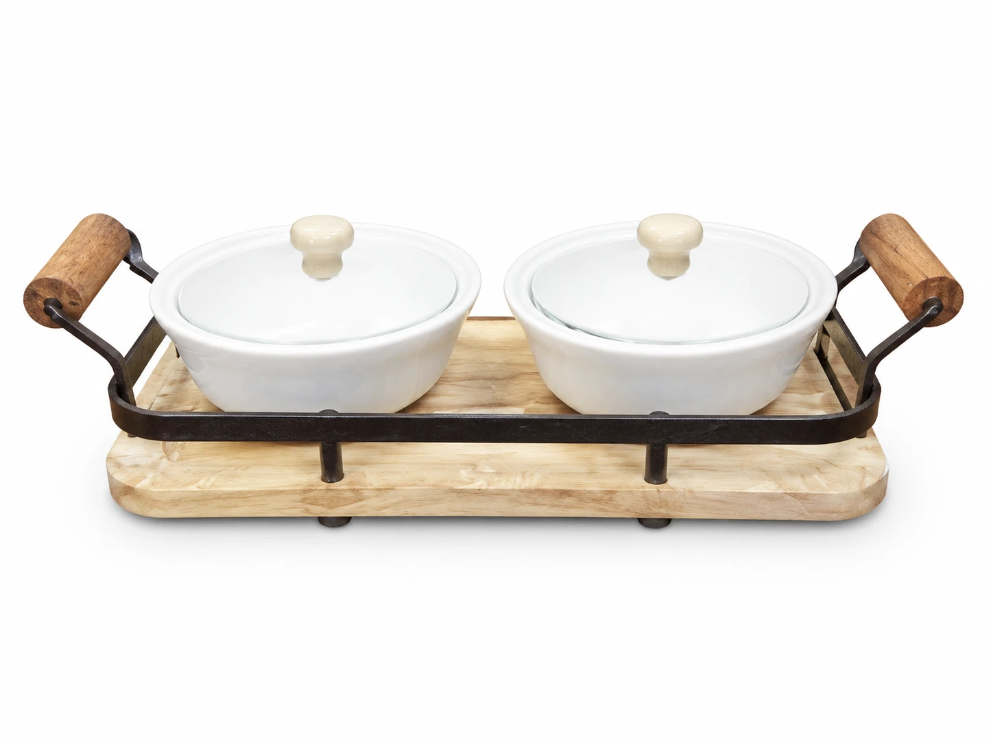 اردو خوری بیضی ۲ عددی Set of 2 Oval Serving Dishes