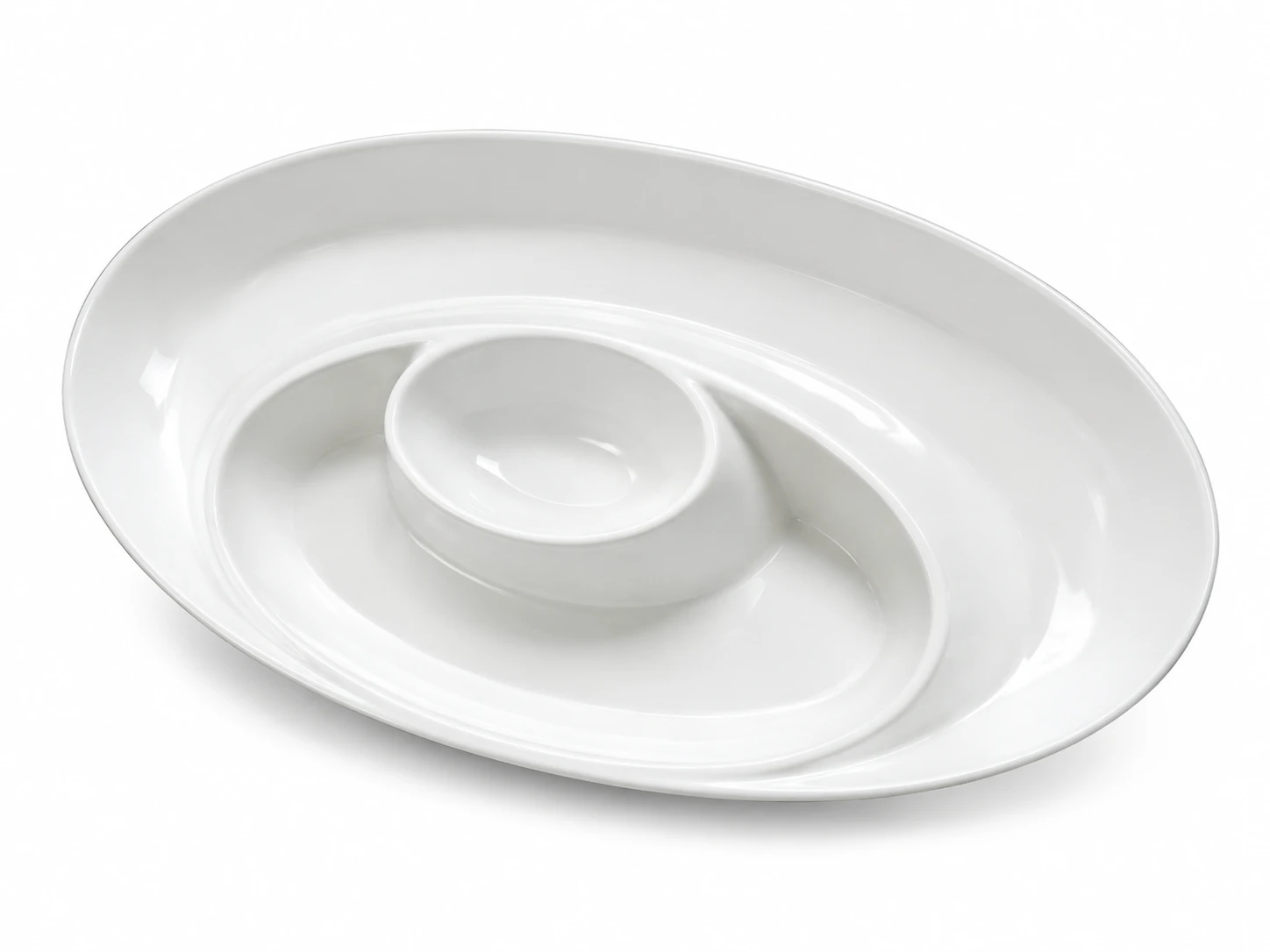 اردو خوری سفید  White appetizer serving dish