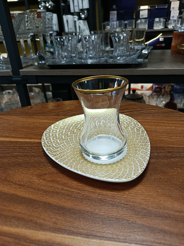 استکان نعلبکی اشکی کوبیک ریور Kubik Teardrop Saucer River