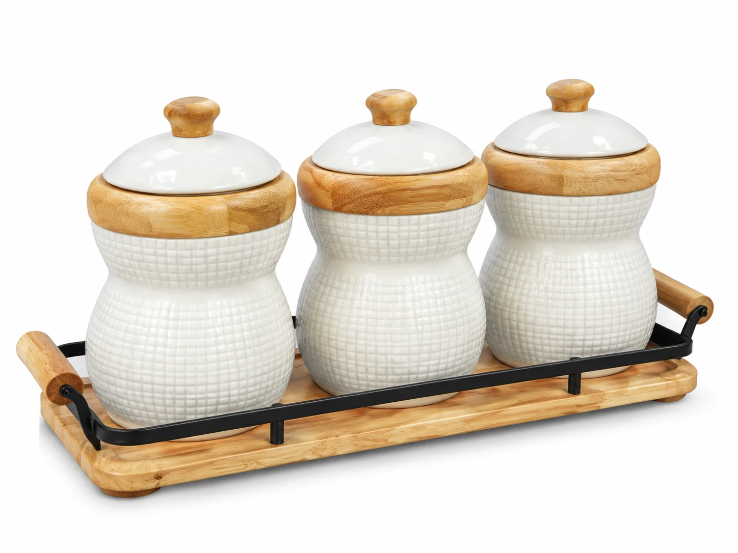 ست پا سماوری ۳ تکه 3-Piece Tea and Sugar Set