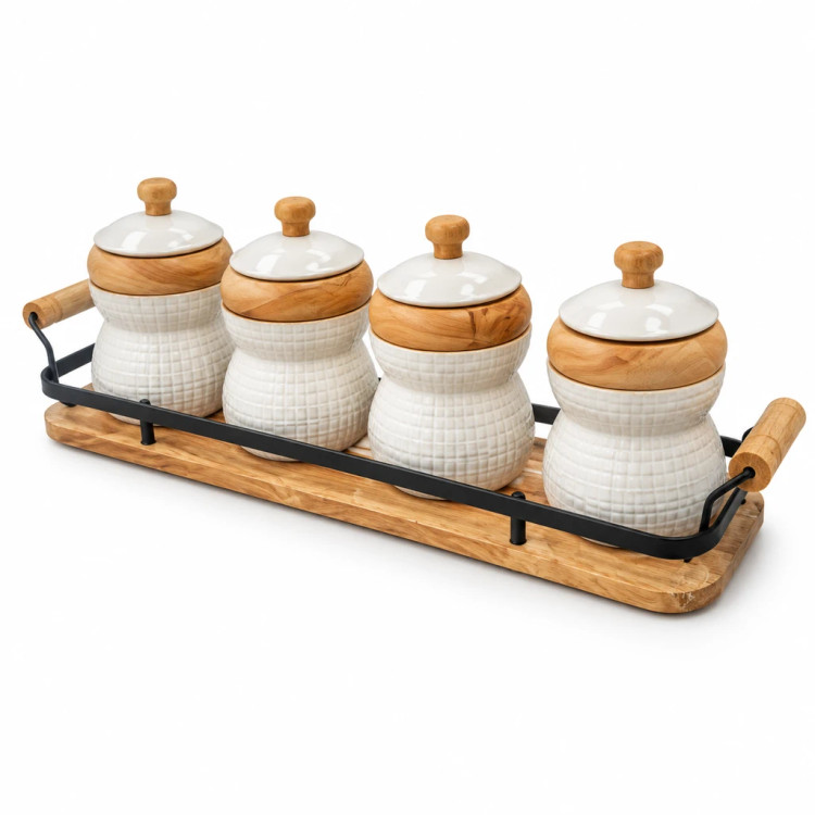 ست جا ادویه ۴ تکه 4-Piece Spice Set